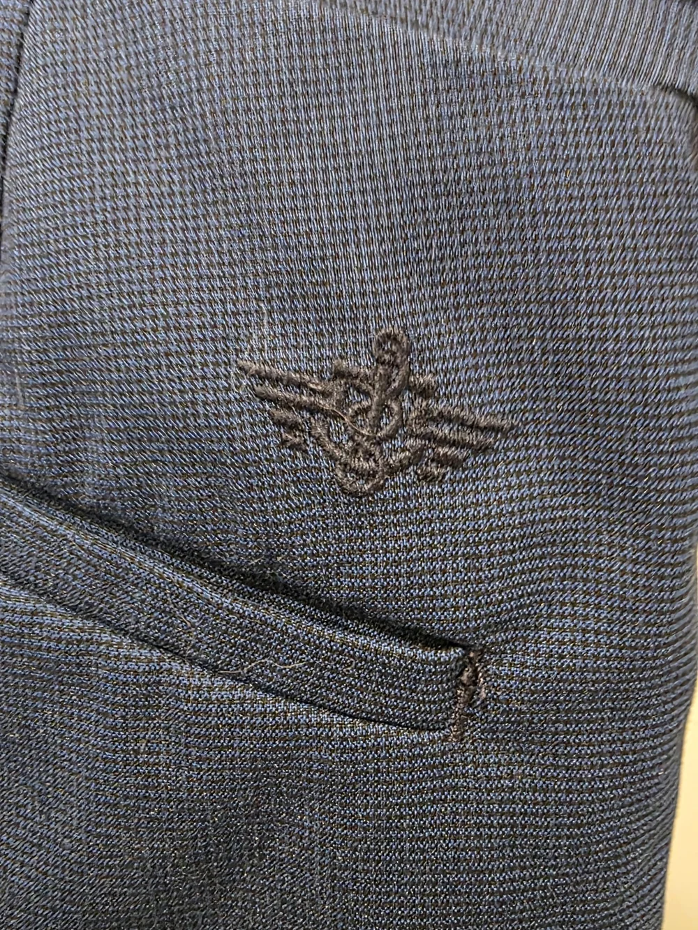 Dockers Men's Navy Blue Slim Straight Pants